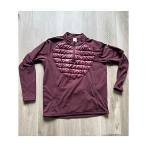 Nike Therma-Fit Academy Winter Warrior 1/2 Zip Top, Mens size XL Maroon Burgundy